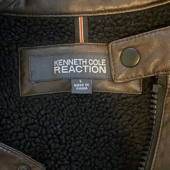 Kenneth Cole Reaction Leather Jacket - Picture 2 of 4